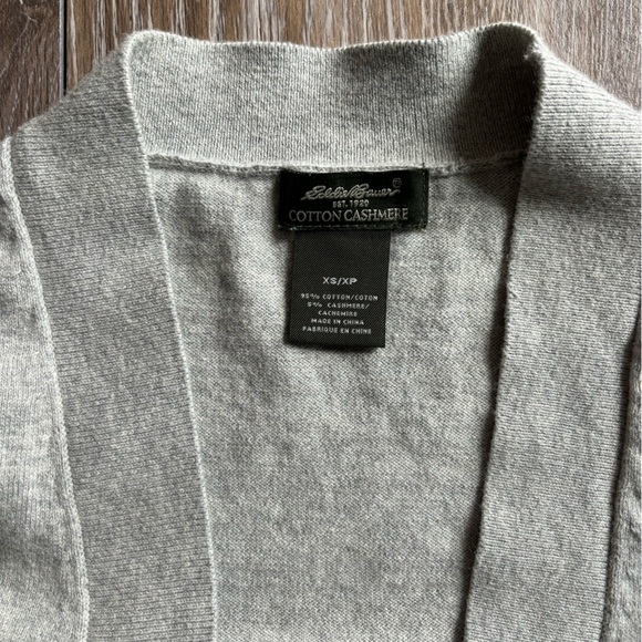 Eddie Bauer part cashmere sweater - Picture 2 of 3